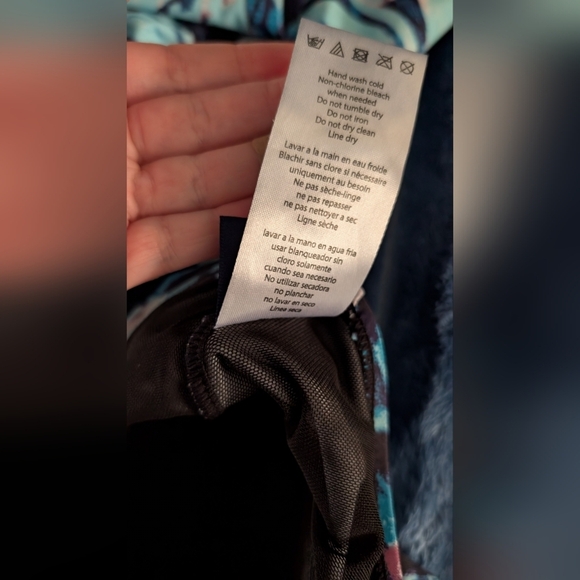 Noon Swim Women's Swimdress Tropical Print Size 14 (NWOT) - Picture 10 of 11